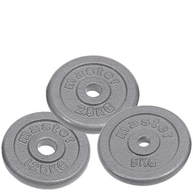 Vektskive 25 mm 0,5–10 kg