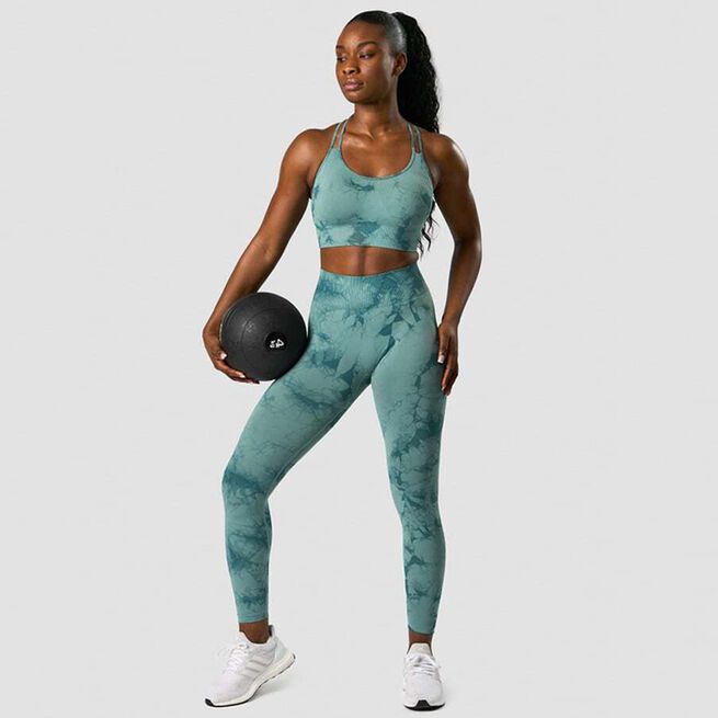 Define Seamless Tie Dye Sport-BH Blå