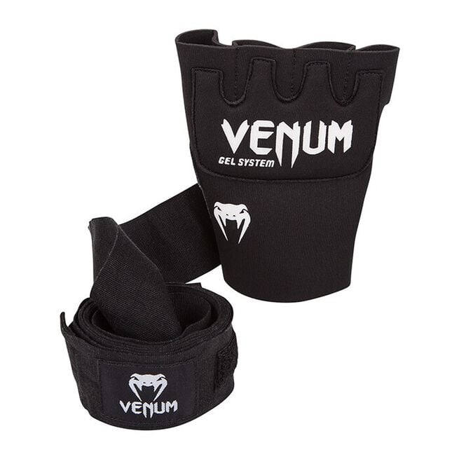 Venum Kontact Gel Glove Wraps, Black 