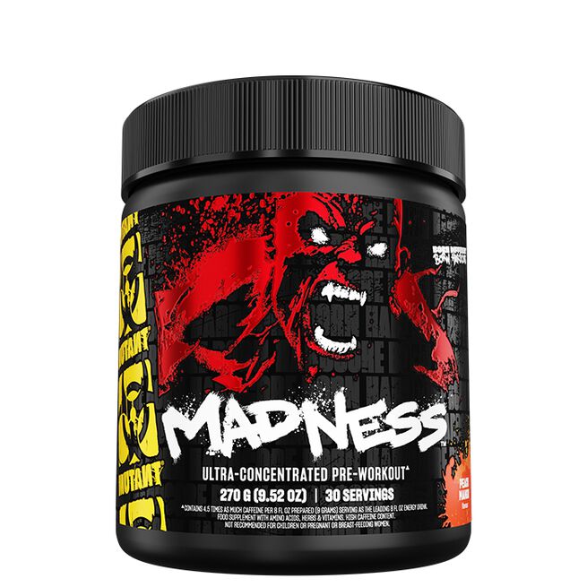 Madness PWO 30 porsjoner Peach Mango - 30 servings