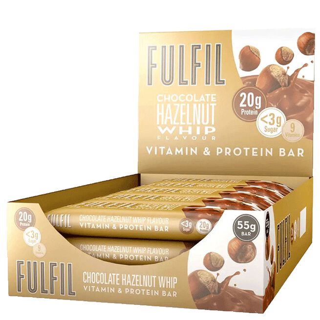 15 x FULFIL Protein Bar, 55 g, Chocolate Hazelnut Whip 
