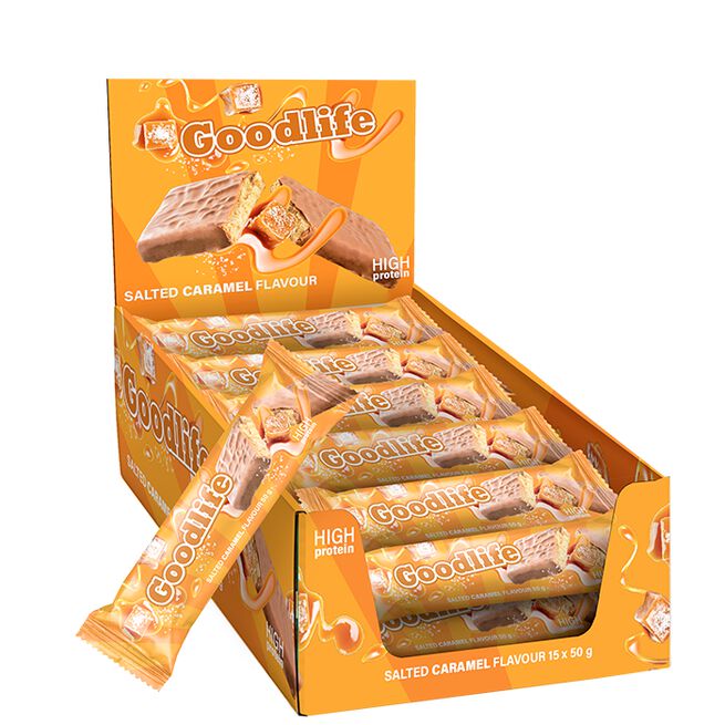 15 x Goodlife, 50 g, Salted Caramel 