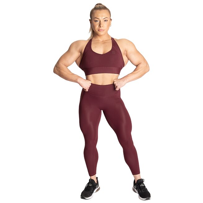 Core Sports Bra, Maroon