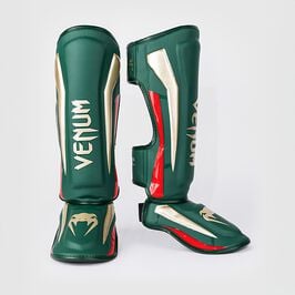 Venum Elite Shin Guards Green, M  Elite Leggbeskyttere Grønn