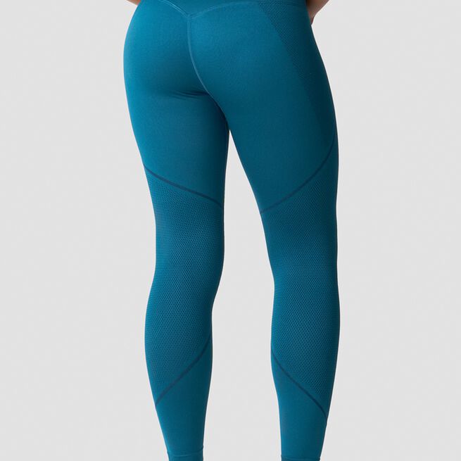 Endurance Seamless Tights Blå