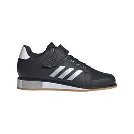 Adidas Power Perfect III, Black/White/Grey, 36  Power Perfect 3 Sko Svart Hvit Grå