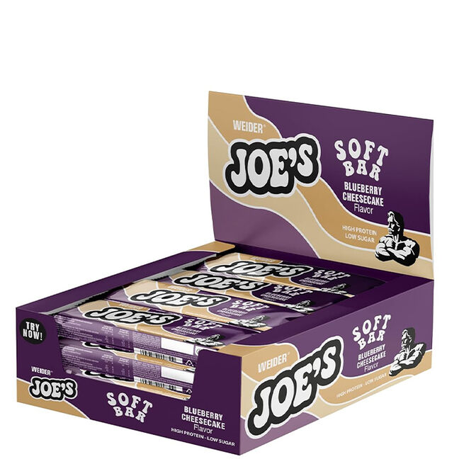 12 x JOE'S Soft Proteinbar 50 g Blueberry Cheesecake
