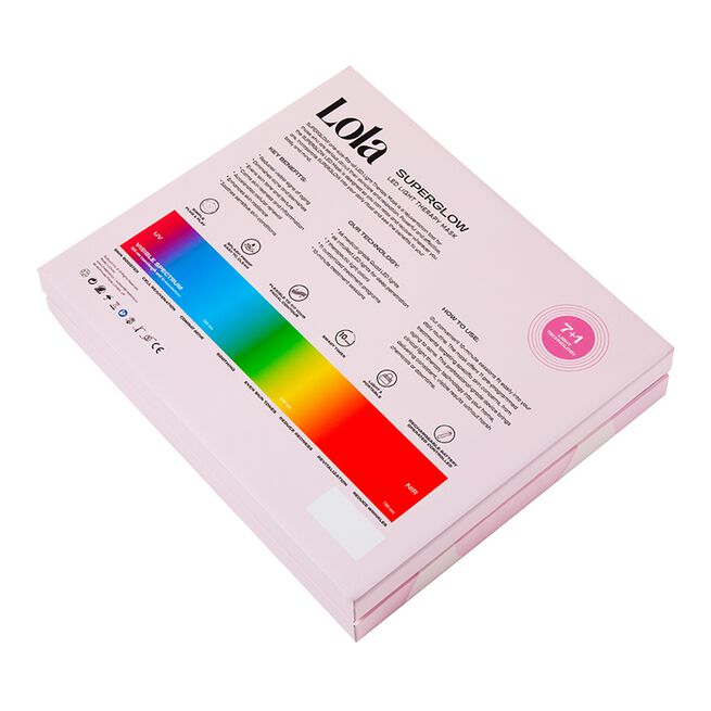 Glow LED Ansiktsmaske Rosa