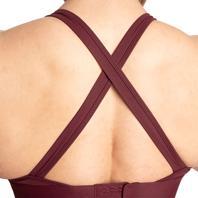 Core Sports Bra, Maroon