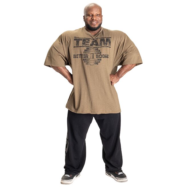 Team Pump Cover Iron Tee, Army Green Melange