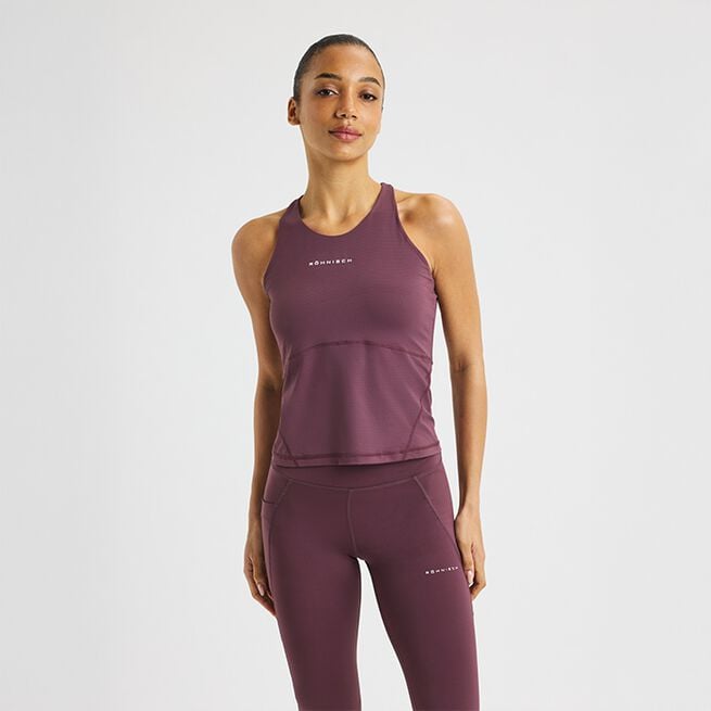 Jacquard Singlet Lilla