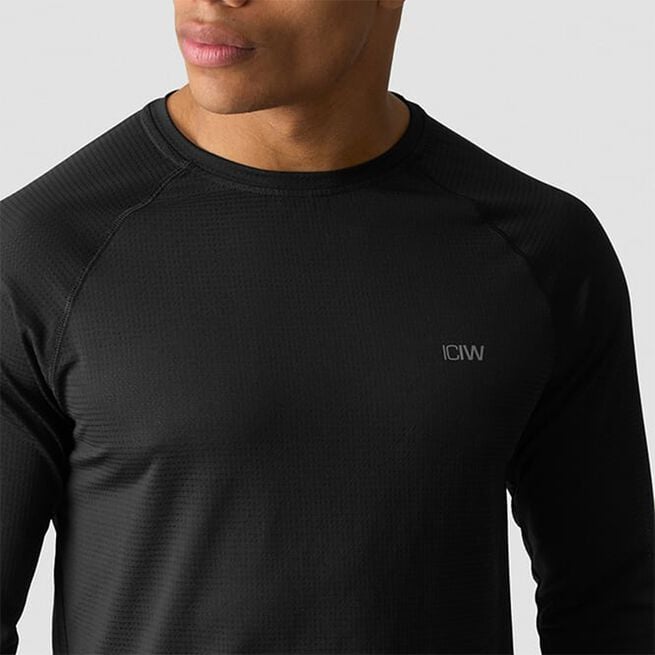 Mesh Treningsgenser Svart