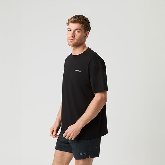 Oversized T-skjorte Svart