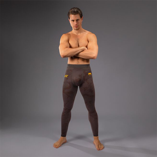 UFC Fusion by Venum Fight Week Men's Performance Tights Earthen Brown