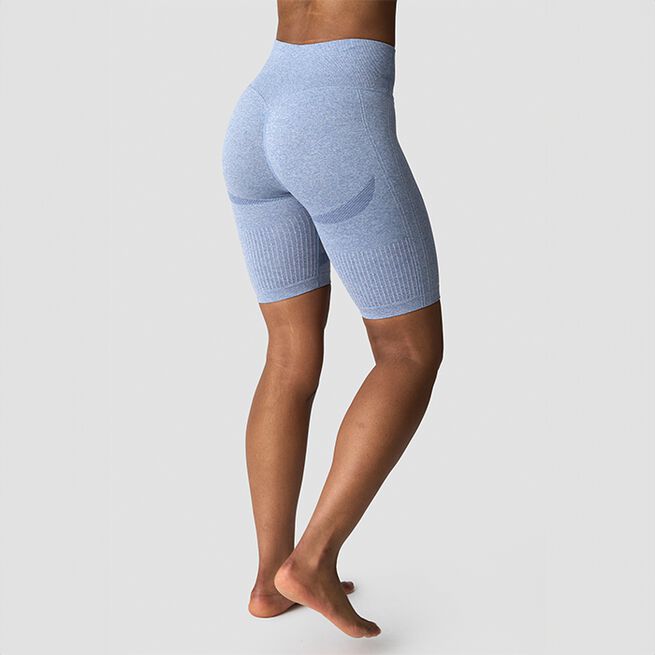 Soft Seamless Sykkelshorts Blå