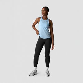 High Neck Tank Top, Arctic Blue, L  Treningssinglet Blå