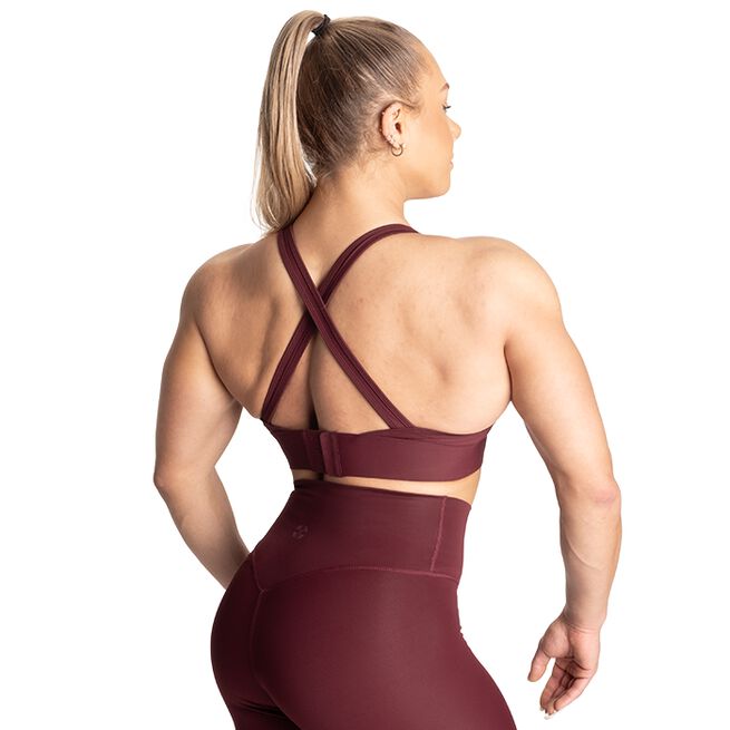 Core Sports Bra, Maroon