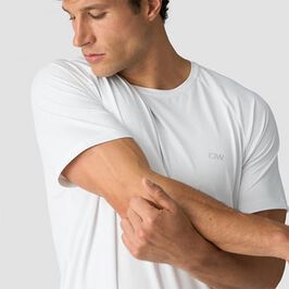 Stride Raglan T-shirt, White, L  Stride Raglan T-skjorte Hvit