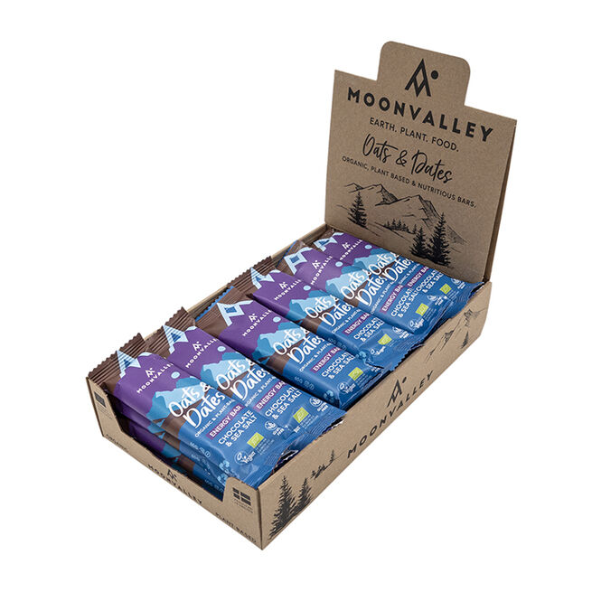 18 x Oats & Dates Bar Chocolate & Sea Salt GF 50 g