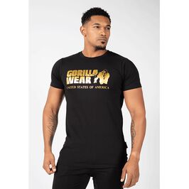 Classic T-Shirt, Black/Gold, S  Classic T-Shirt, Black/Gold