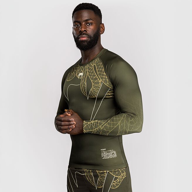 Serpenti Rashguard Lang Erme Khaki Bronse Ivory