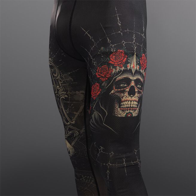 Santa Muerte 5.0 Tights Svart Gull