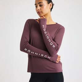 Team Logo Long Sleeve, Huckleberry, L  Team Logo Langermet Lilla
