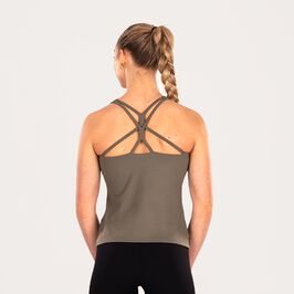 Star Strap Tank Top Green L  Treningstopp Grønn