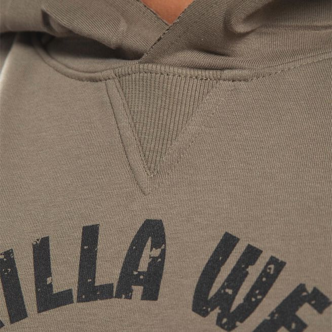 Marshall Sleeveless Hoodie, Army Green