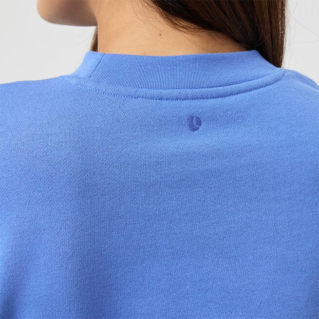 Studio Oversized Croppet Sweatshirt Marineblå