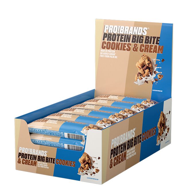 24x Energibars Big Bite Cookies & Cream
