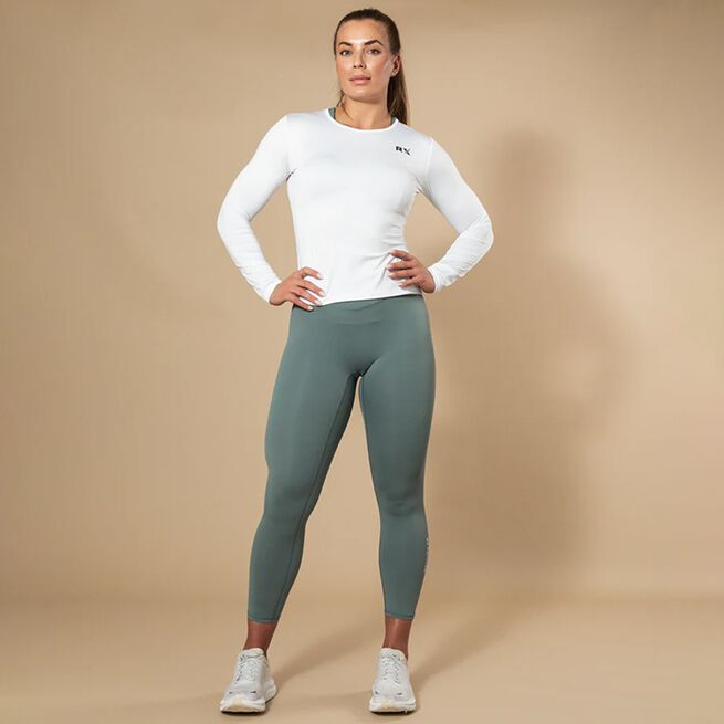 Diane Long Sleeve Top, White