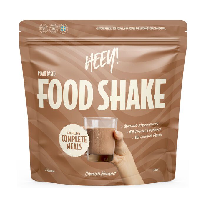 Vegansk Food Shake M&aring;ltidsers&auml;ttning 1400 g hazelnut