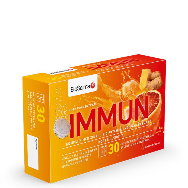Immun C + D-vitamin sink 30 brusetabletter