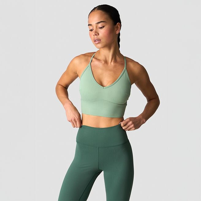 Nimble Sport-BH Lys Mosegrønn