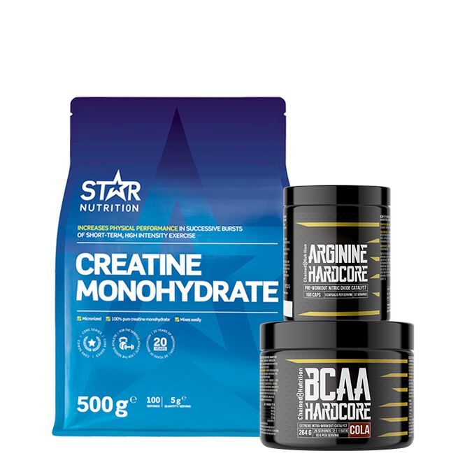 Performance Pakke: Kreatin + BCAA + Arginin