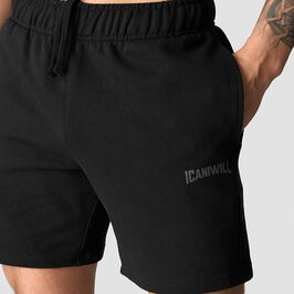 Revive Sweatshorts, Black Revive Joggeshorts Svart