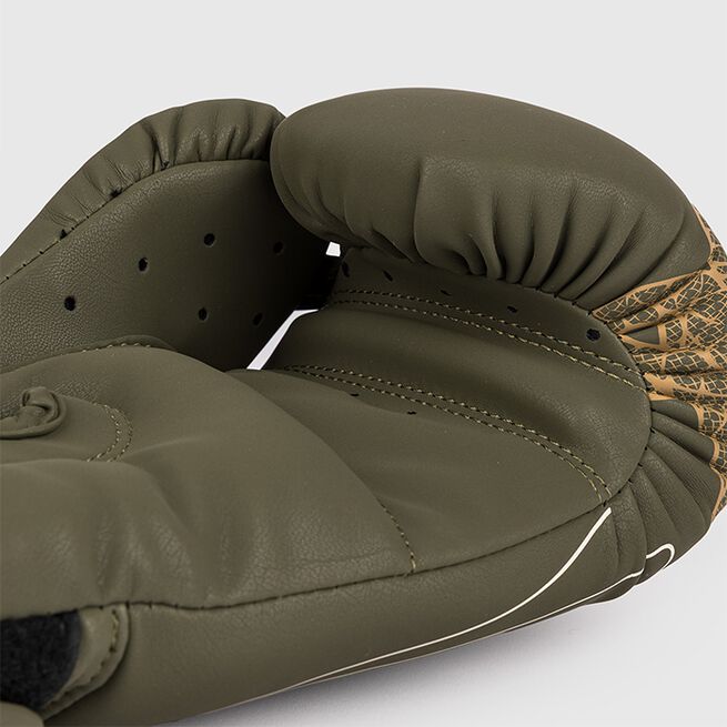 Serpenti Boksehansker Khaki Bronse Ivory