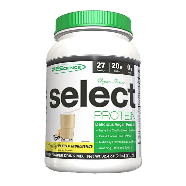 Select Vegansk Proteinpulver 27 porsjoner Vanilla Indulgence