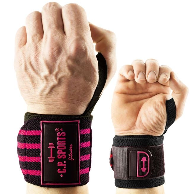 Strongman håndleddslindringer 50 cm Rosa