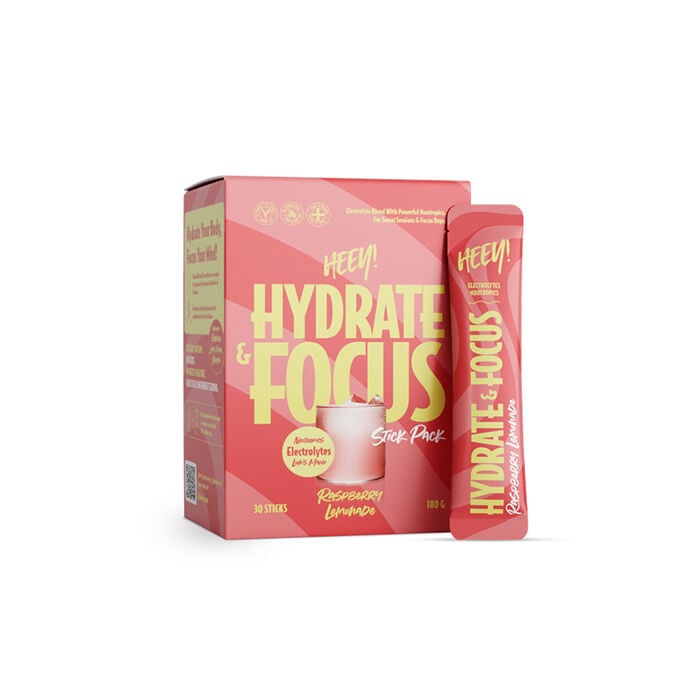 Hydrate & Focus Elektrolytter 30 st stick pack Hallonlemonad