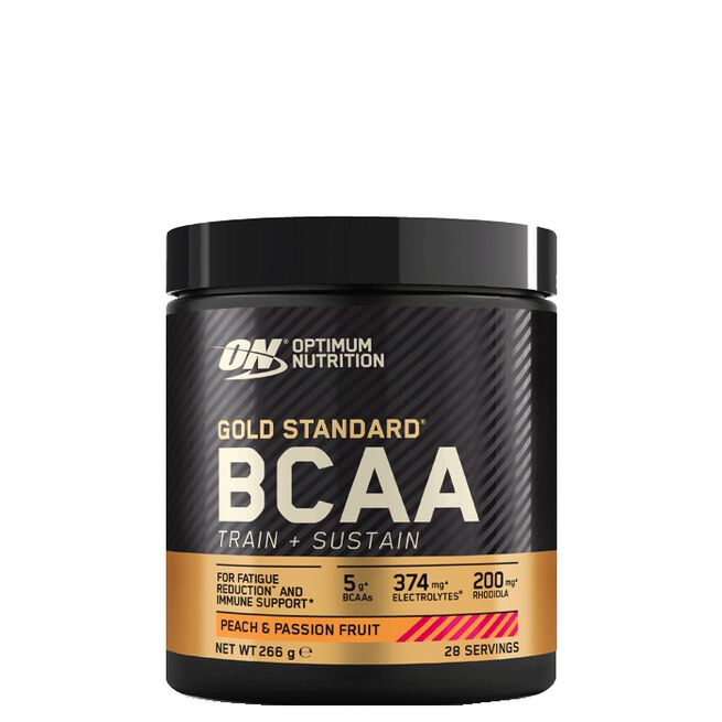 Gold Standard BCAA Pulver 28 porsjoner Peach and Passionfruit