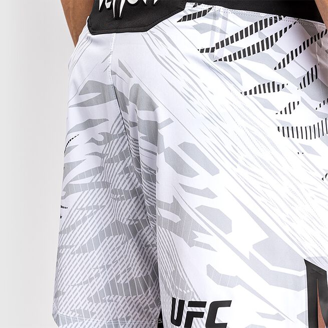 UFC Fusion Authentic Fight Night Men's Fight Shorts Short Fit White