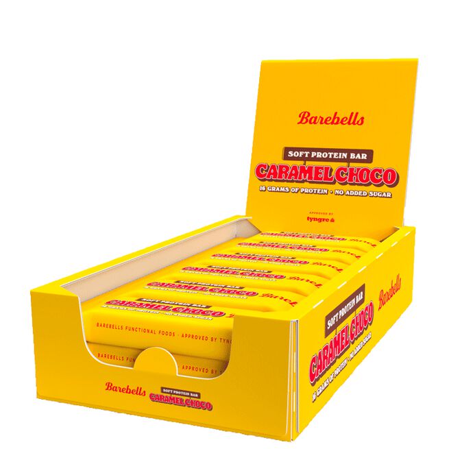 12 x Barebells Soft Bar, 55 g, Caramel Choco 