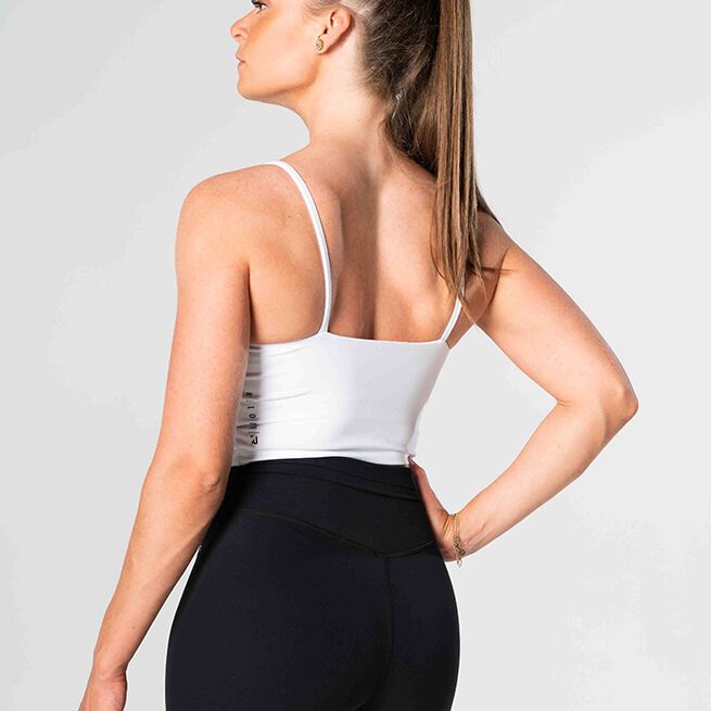 Relode Core Crop Top, White