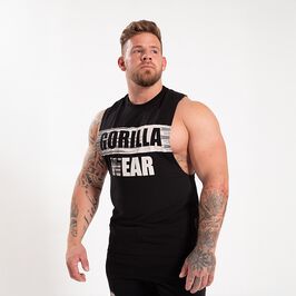 Lopez Drop Armhole Tank Top, Black, S  Lopez Treningssinglet Svart