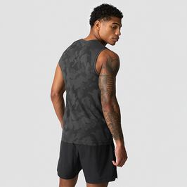 Sculpt Seamless Graphic Tank Top, Iron Grey, L  Sculpt Treningslinne Grå