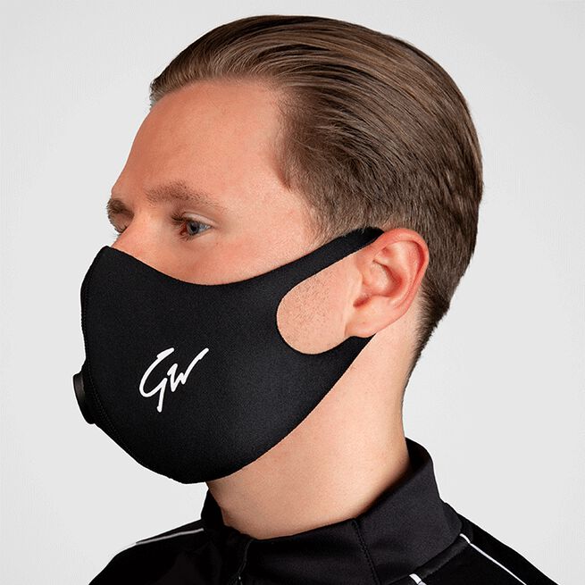 Gorilla Wear Filter Face Mask, Black, XS/S 
