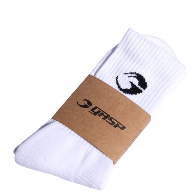 Gasp Crew Socks 1-pack, White