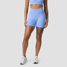 Rush Seamless Shorts, Soft Blue Melange Rush Seamless Shorts Lysblå